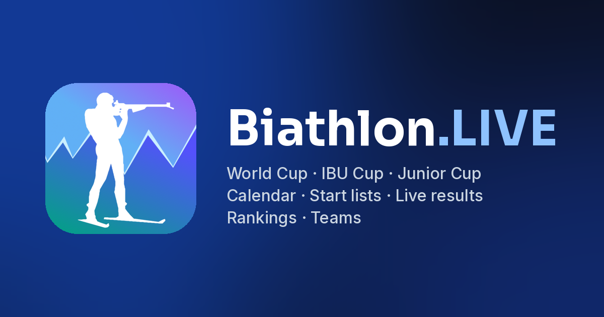 Arber 2026/27 · Biathlon.LIVE